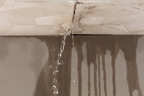 Professional Burst Pipe Cleanup technician working in Centertown, MO